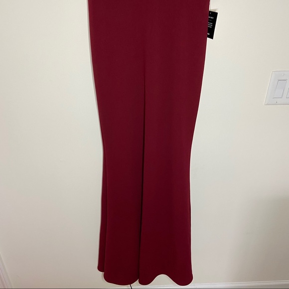 NWT Lulu's Infinite Glory Red Wine Maxi Dress - Picture 11 of 15